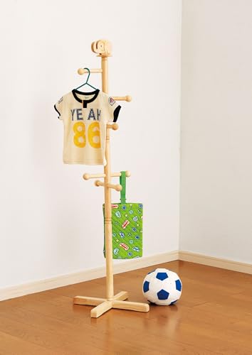 Pearl Metal Pole Hanger, Kids/Junior, Elephant Design, Natural, V-II, N-7806