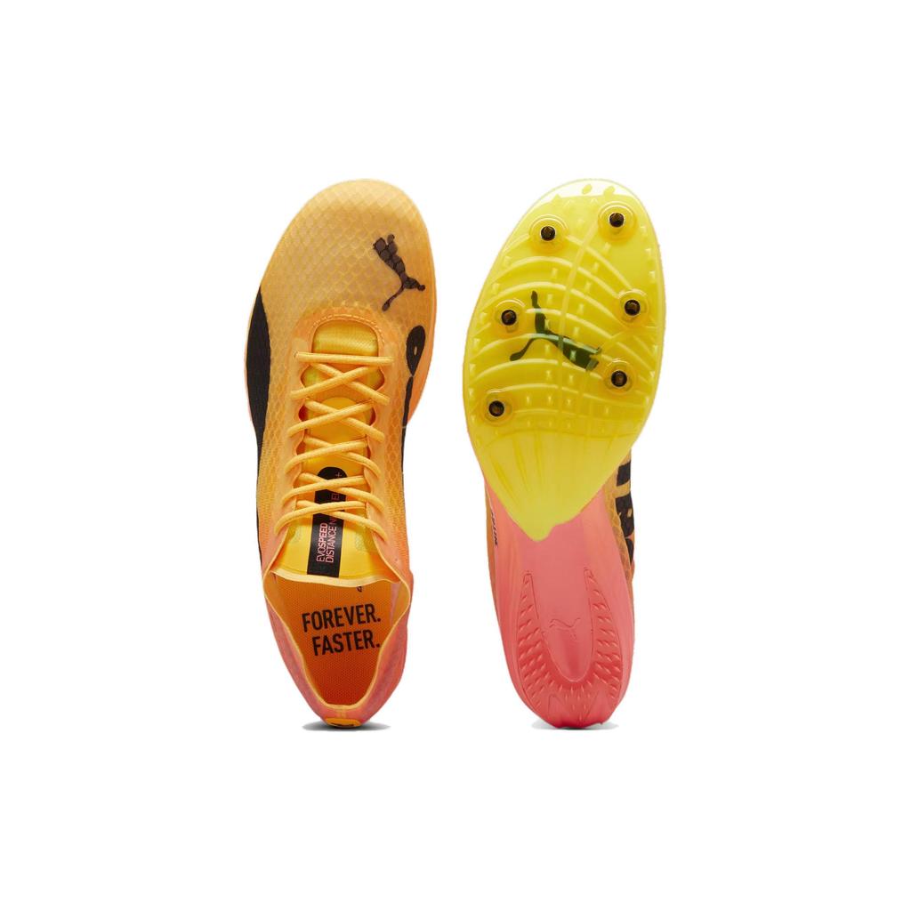 Puma Evospeed Distance Nitro E Comfortable Versatile Shock Absorbing Durable Low Top Training Running Shoes Men Sneaker Orange Black 380000-01