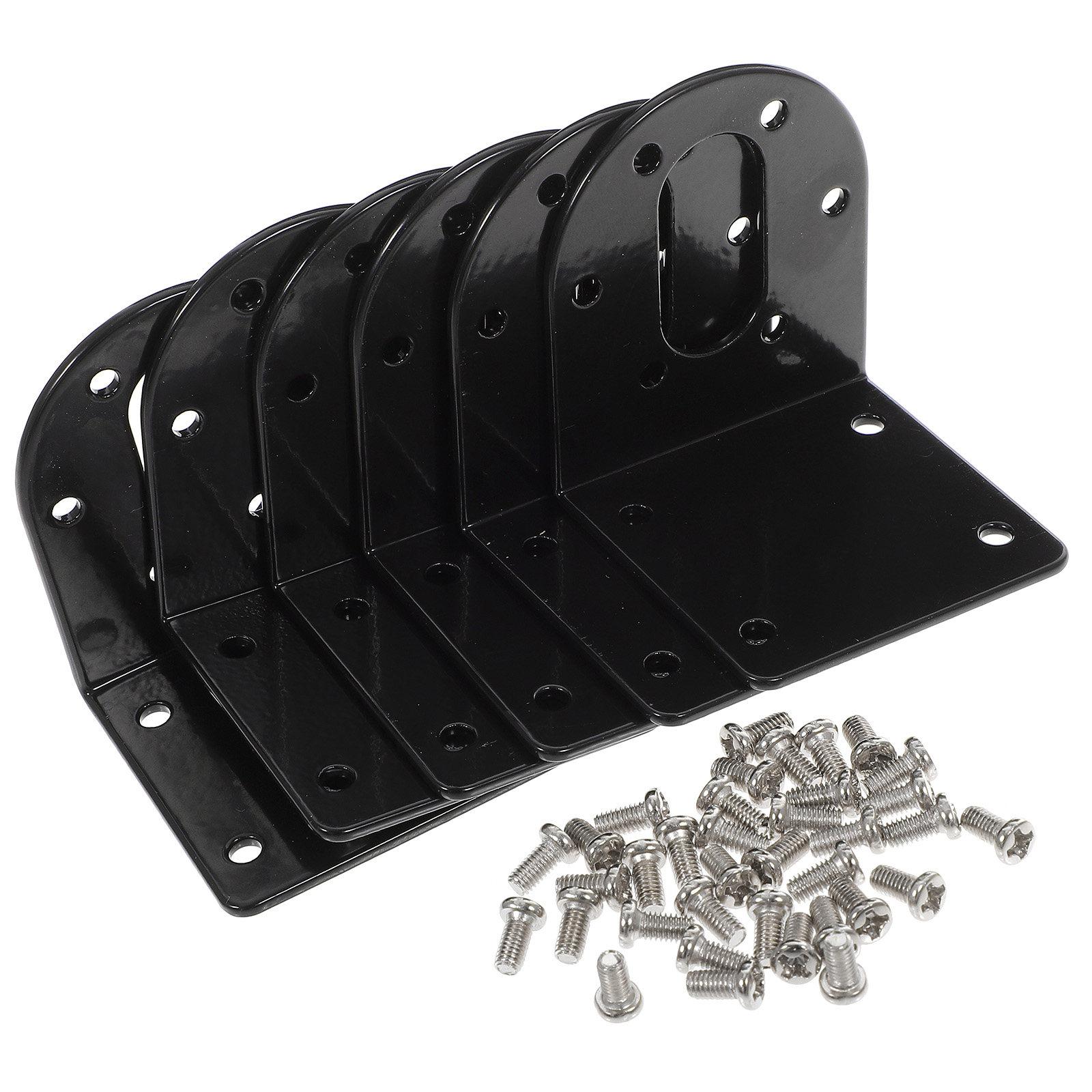 

6Pcs Dc Gear Motor Mounting Bracket 37Mm Anti-Rust Painted Motor Holder Base L-Shaped Fixed Seat for Robot Car Use other