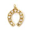 1/2 Piece Brass West Cowboy Charms Pendants Boots Horseshoe 18K Gold Color Metal For DIY Making Supply Necklace Jewelry Findings