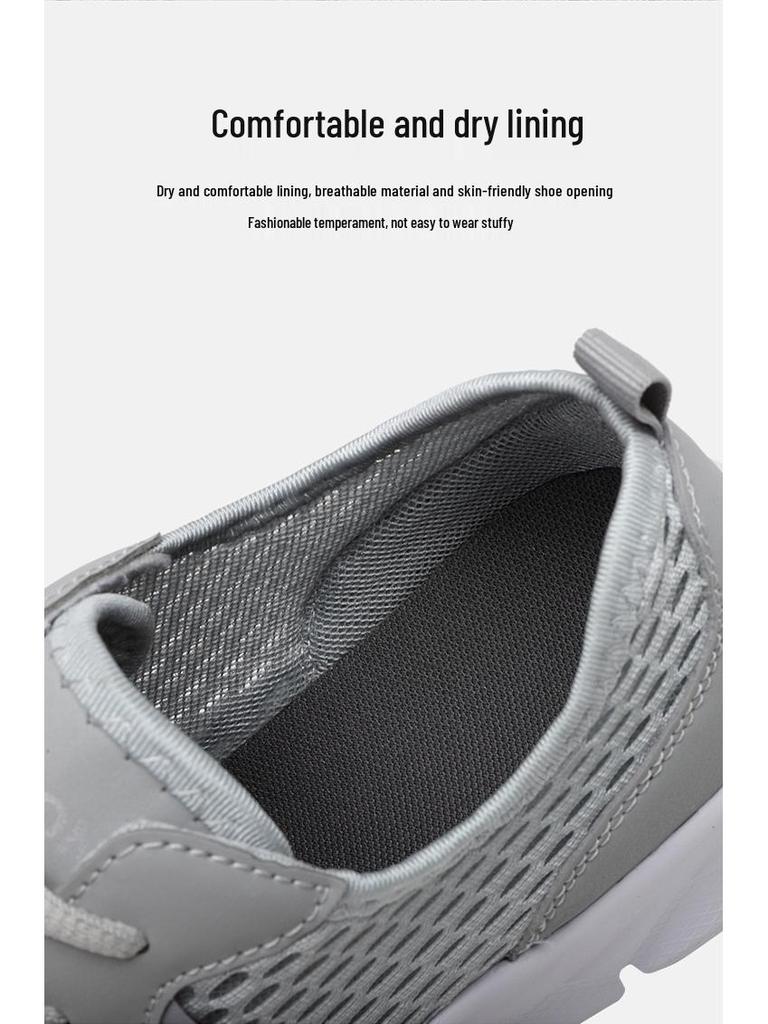 Men's Summer Breathable Mesh Sneakers - Lightweight, Soft Sole Casual Shoes