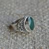 Emerald Gemstone Ring, Handmade 925 Sterling Silver Ring, May Birthstone Ring, Oval Emerald Designer Ring, Gift for her, Promise Ring