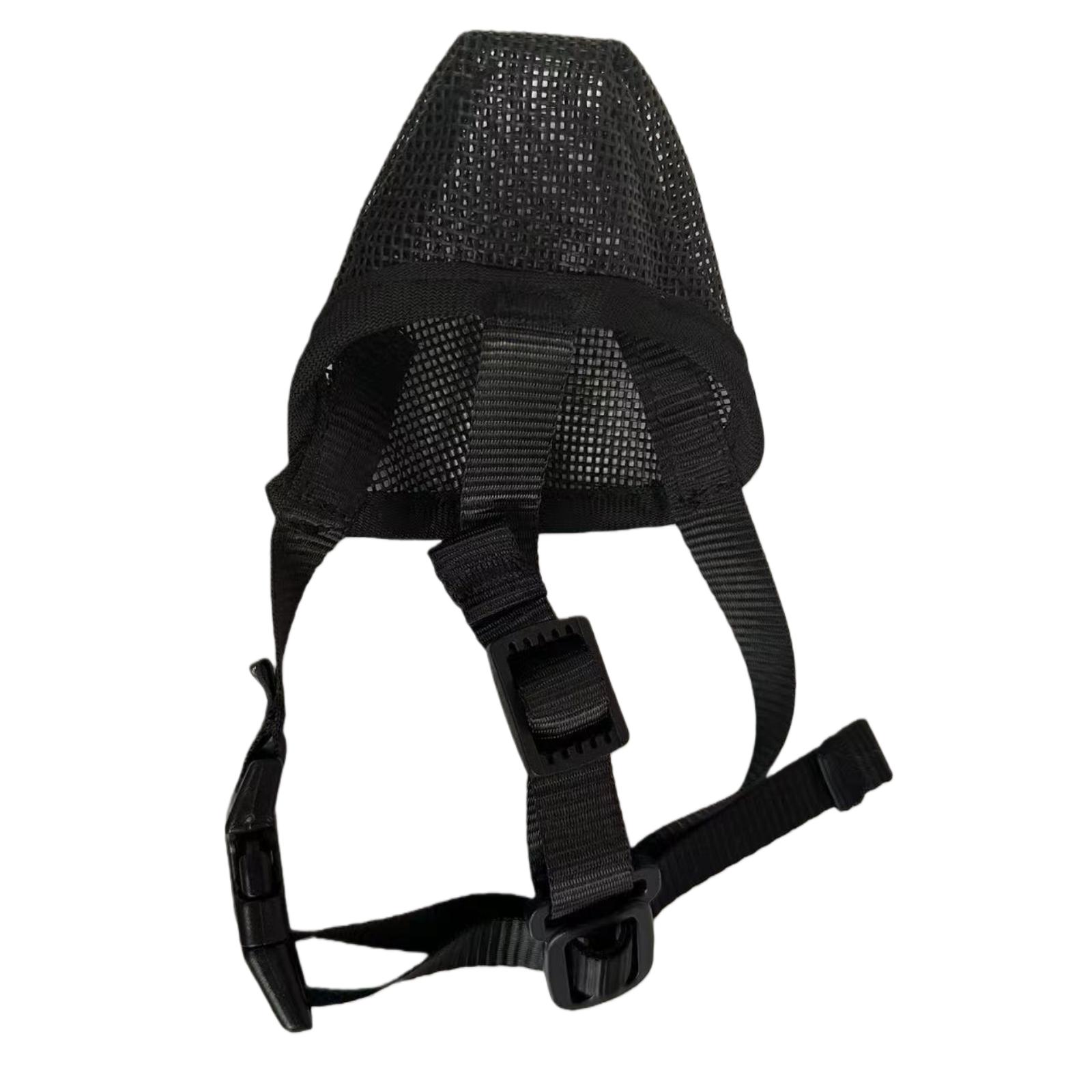 

Dog Muzzle Dog Mask Lick-proof And -proof Breathable Drinking Water Adjustable Pet XS чёрный