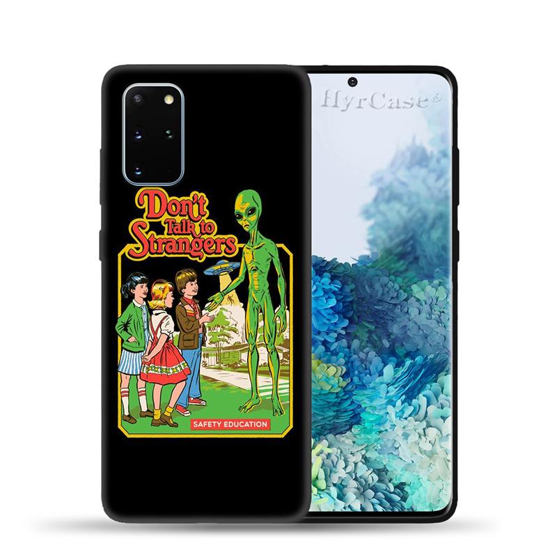 Alien Space Silicone Case For Samsung Galaxy S22 S21 Ultra S20 Fe Plus A53 A73 A52 A72 A51 A71 A22 A12 A32 A50 A33 A13 Cover