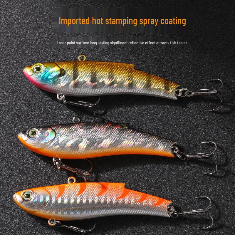 33g Sea Fishing Vibration Lure - Plastic Imitation Hard Bait with Steel Balls