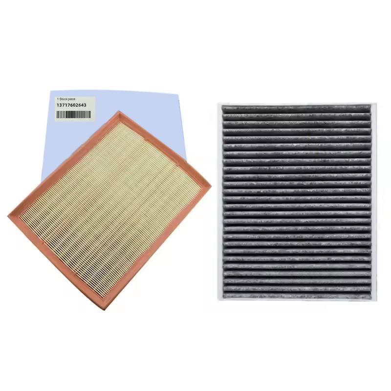 Cabin Filter Air Filter For BMW F33 F83 435i 435ixDrive 2013- 4 Coupe F32 F82 4 Gran Coupe F36 Model 64119237555 13717602643 A SET