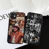 B-Bruno M-Mars Singer For IPhone 16 15 14 13 12 11 Pro Max X XS MAX Plus Translucent Black Phone Cover