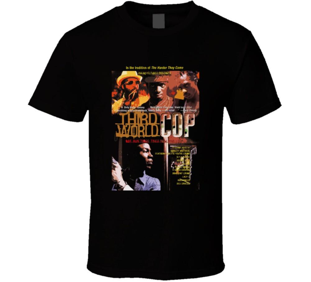 Third World Cop Jamaican Gangster Movie Fan T Shirt Unisex T-Shirt XXXXL
