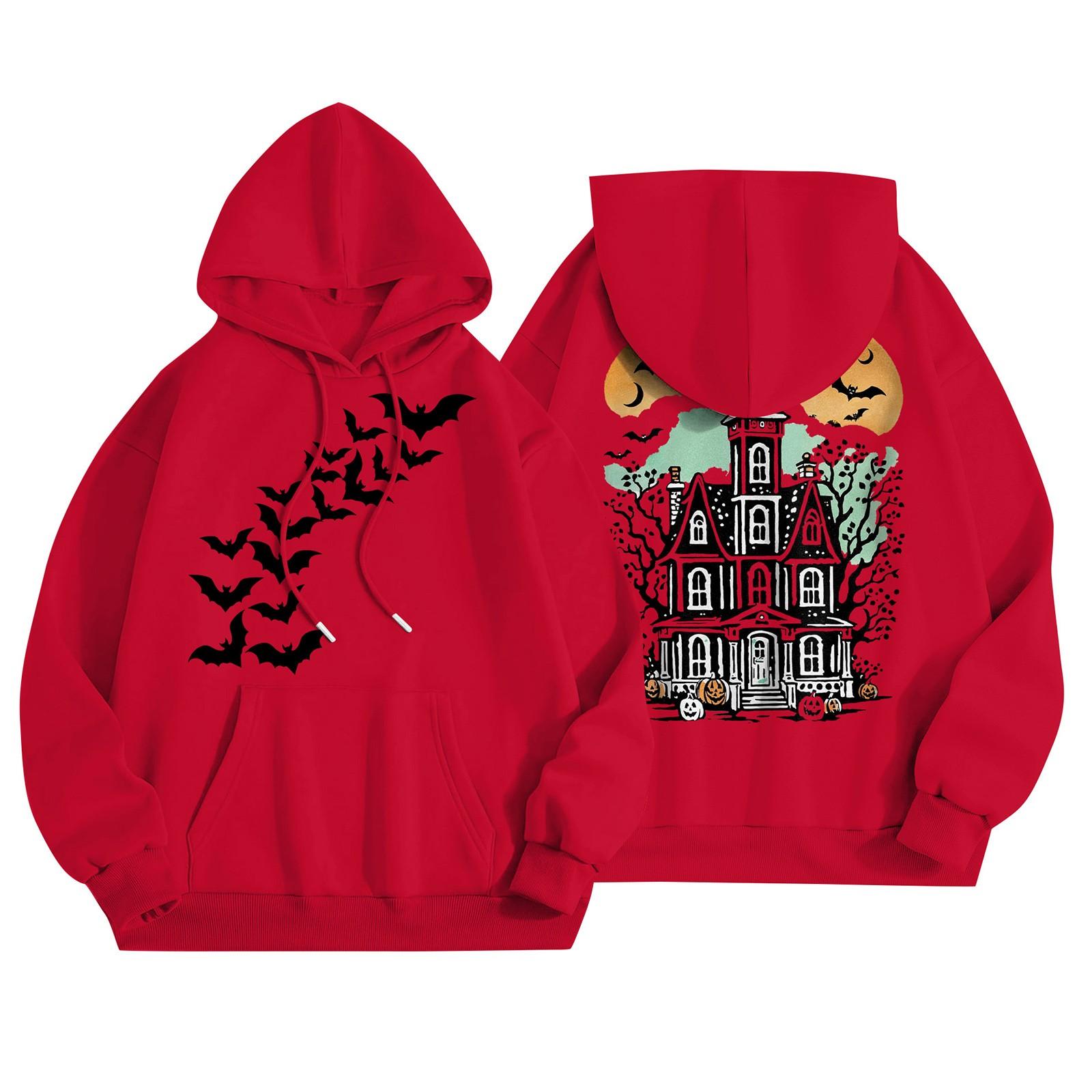 

Женские толстовки с капюшоном, свободные толстовки с длинным рукавом, повседневные пуловеры, толстовки с капюшоном, топы XXXL красный