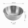 Creative Stainless Steel Ramen Bowl Korean Friut Salad Bowl Golden Soup Bowls Single Layer Home Tableware Kitchen Utensils