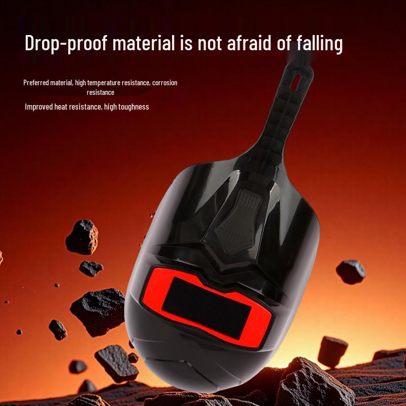 Handheld Electric Welding Mask - UV Resistant, Drop-Proof, Thickened Plastic Protective Cap