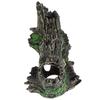 Chov House Tree Pryskyřice Řemesla Křišťálové krevety Kořeny Potopení Dřevo Hra Hollow Tree Hole Tool