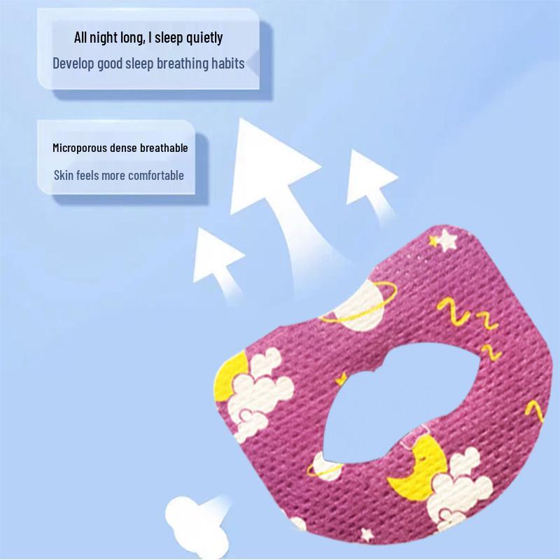 Mouth Sealing Sleep Strips for Children – Anti-Mouth Breathing Tape for Restful Sleep and Improved Oral Health.