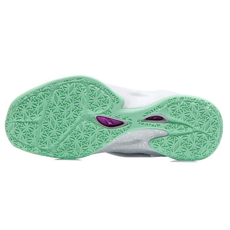 Li Ning Cicada Wing Basketball Shoes Men's Mid Top White/Green ABAR081-2