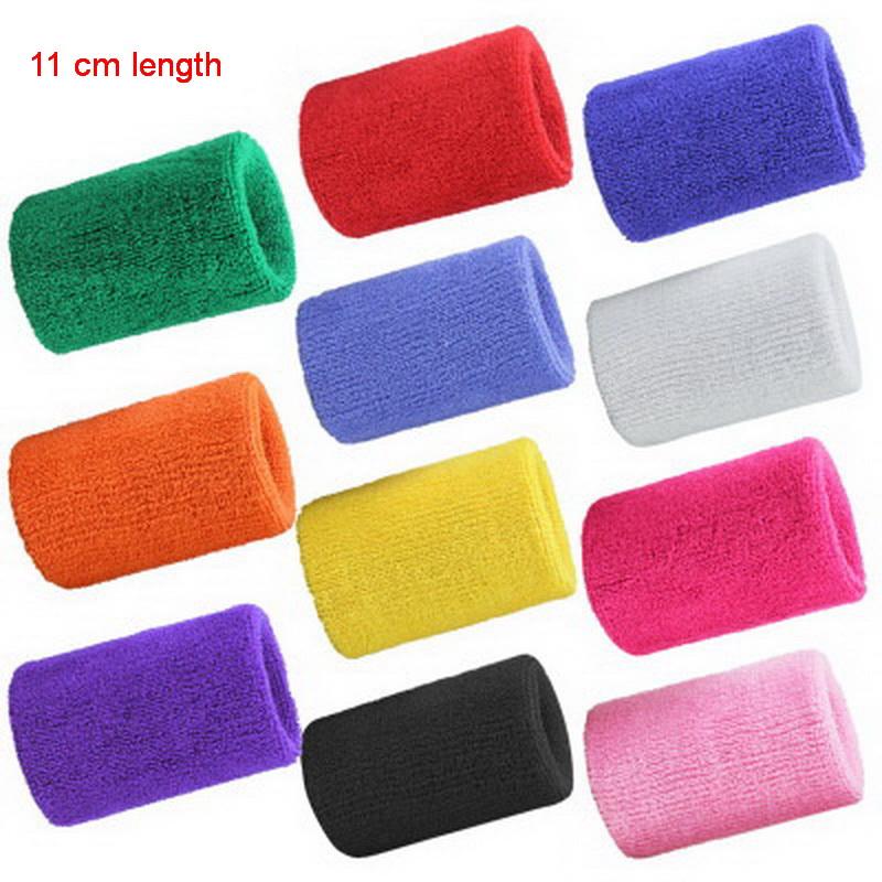 1Pcs Wrist Sweatband Tennis Sport Wristband Volleyball Gym Wrist Brace Support Sweat Band Towel Bracelet Protector 8 /11 /15 Cm