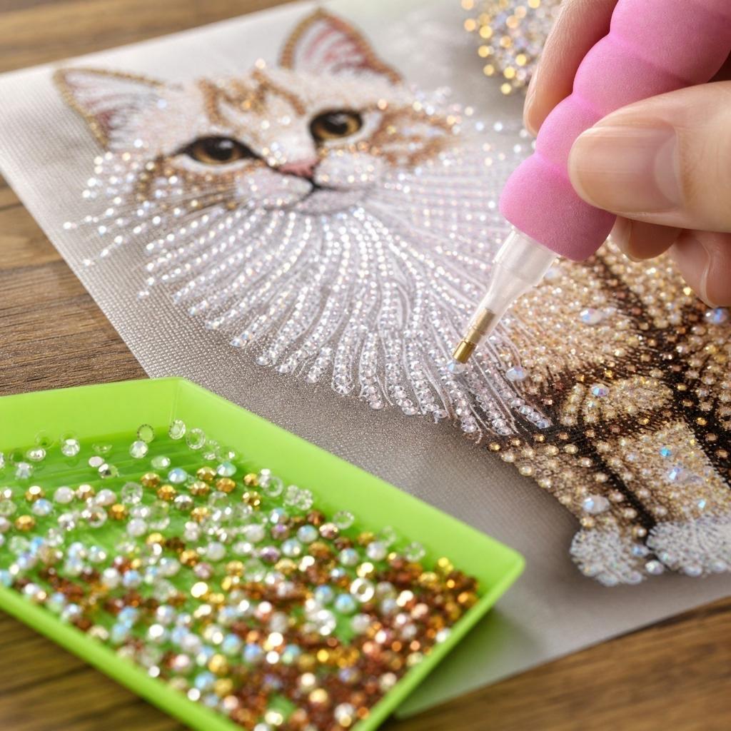 Kit para Adultos - Brillante 5D DIY por Número, - Regalo de Decoración para el Hogar
