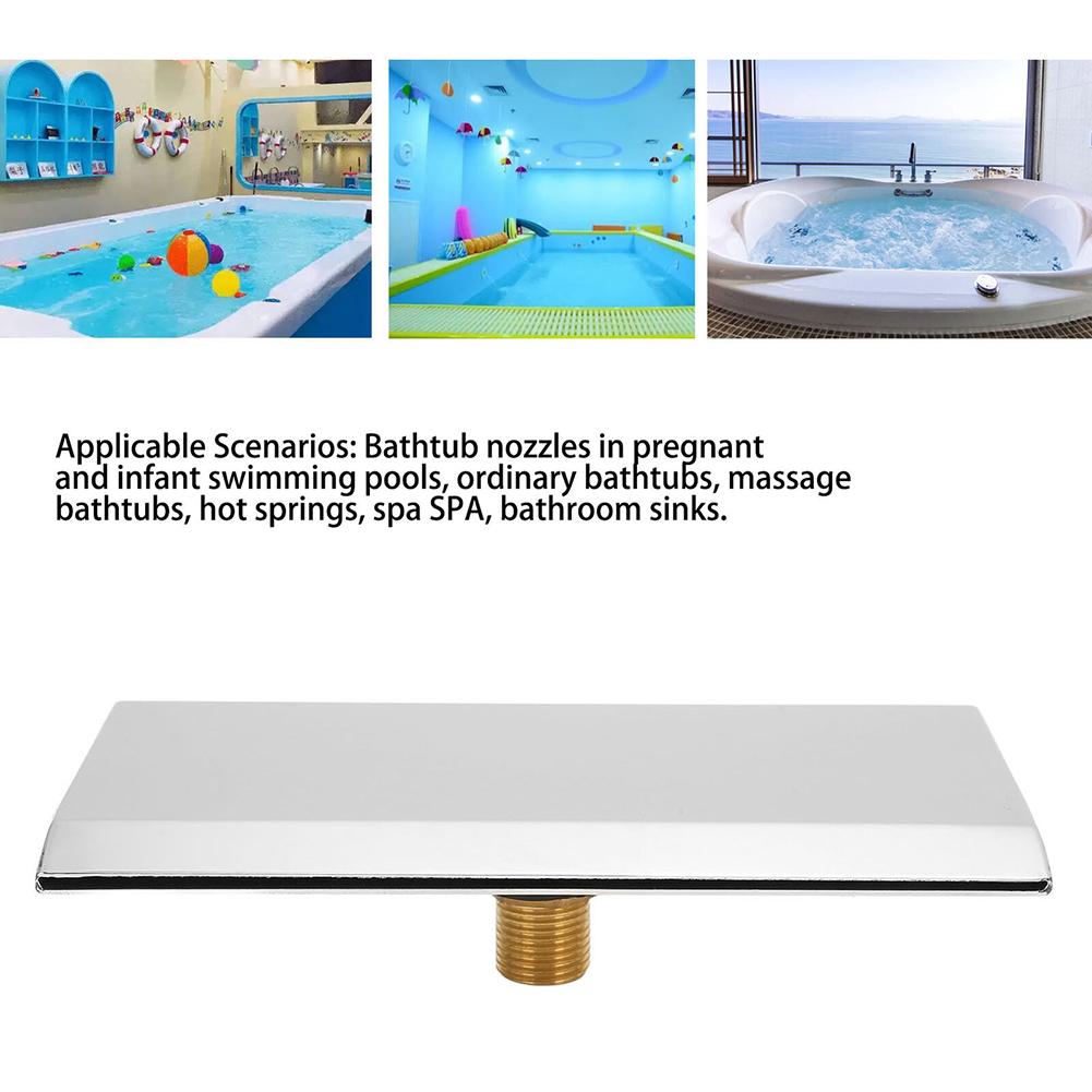 Swimming Pools Pool Waterfall Fount Easy Install Stainless Steel