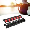 2Pcs Wall Mounted Fishing Rod Rack Orderly Storage Space Saving Anti Scratch Horizontal Fishing Rod Holder for Household
