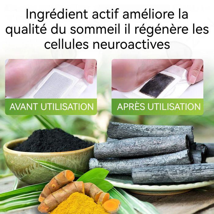 C Foot patche 30PCS charbon de bambou deep cleansing pour pour soulager le stress et dormir profondément patch pieds foot pads