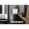 WiFi Sign,2 Pack Magnetic WiFi Password Sign,Airbnb Essentials for Hosts,Guests,Home,Business,Airbnb (4.5 * 5inch,Elegant Design)