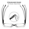 Retro Luxury Multifocal Photochromic Reading Glasses Neutral HD Far Near Dual Use Anti Blue Light