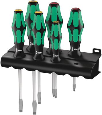 Wera Driver Set 007680 334SK/6 (with Rack)