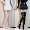 Personality Thin Gothic Cross Suspender Socks 3D Cross Lolita Over Knee Stockings Y2K Women Stockings Women Wear