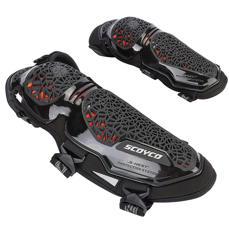 Motorcycle Riding Knee Elbow Pads Protective Gear Biker Safety Reflective Breathable Crash Impact Protection