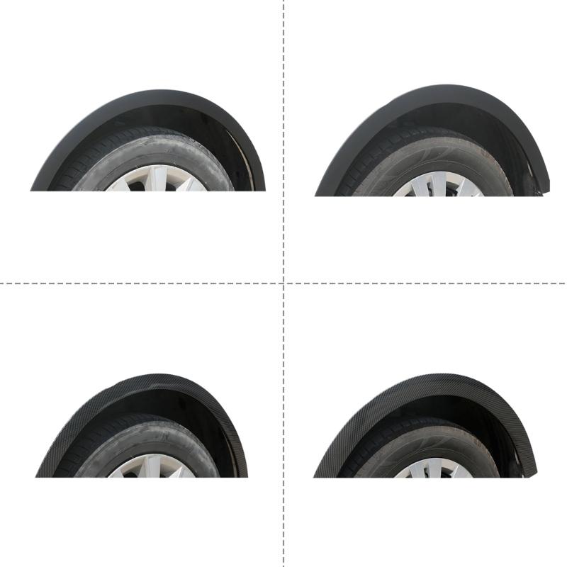 Universal Wheel Fenders Trim Protective Strips Heat Resistant PVC Wheel Eyebrow Protector For Vehicle Appearance