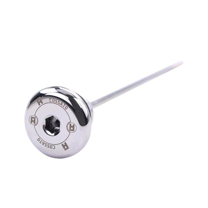Qianjiang Sai 800 Motorcycle Anti-Theft Oil Cap, 304 Stainless Steel Dipstick Accessory