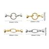 Set of 6 Irregular Clasp for Bracelet and Necklace Jewelry Making Accessories Copper Handmade Accessories Fastener