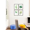 Plant Leaves Art Vinyl Mural Home Room Decor Wall Stickers