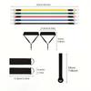 Sport Rubber Band for Fitness Equipment Resistance Bands Elastic Band for Pulling Up Gym Exercise Training Portable Body Sports 3