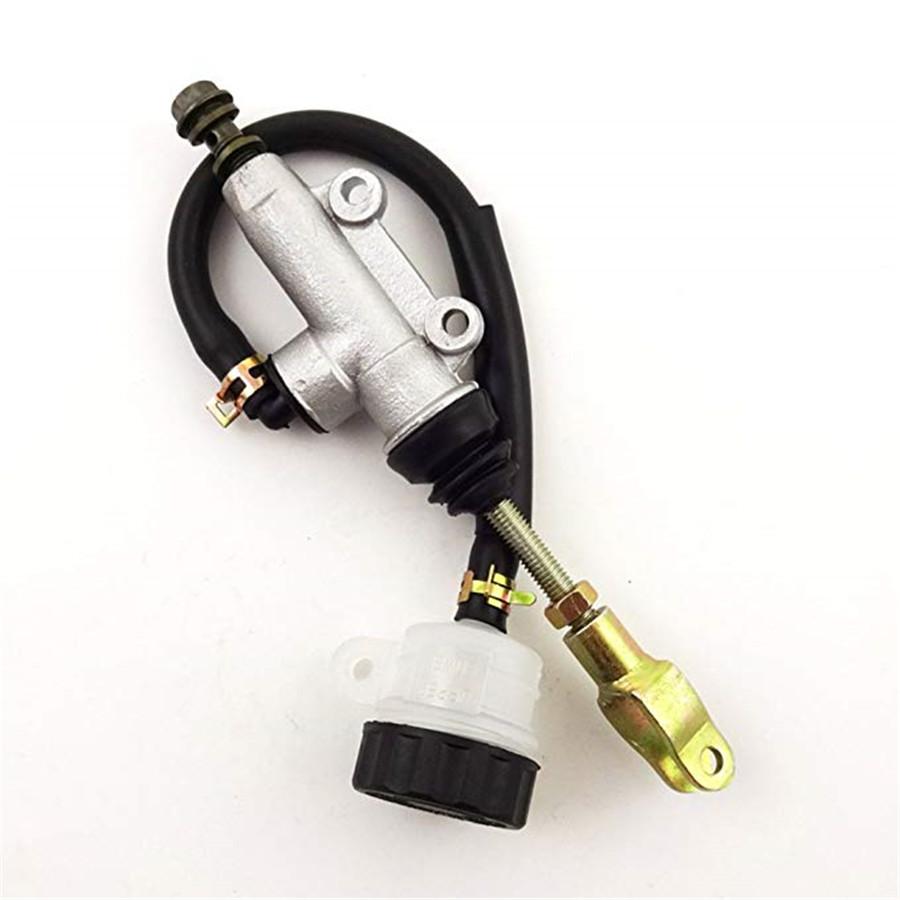 ATV Rear Foot Brake Master Hydraulic Cylinder Pump With Reservoir For 50 70 90 110 125 150 200 250 cc Quad Pit Dirt Bike