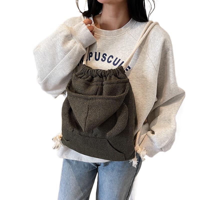 

Newcity Versatile Drawstring Bucket Backpack