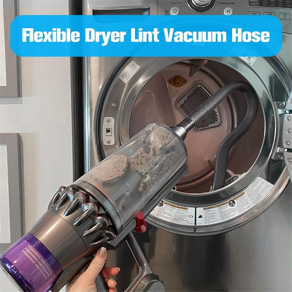 Dryer Vent Cleaner Kit Hose Attachment for Dyson V6 DC35 DC44 DC45 DC48 DC52 DC58 DC59 DC62 Cordless Vacuum Crevice Tool