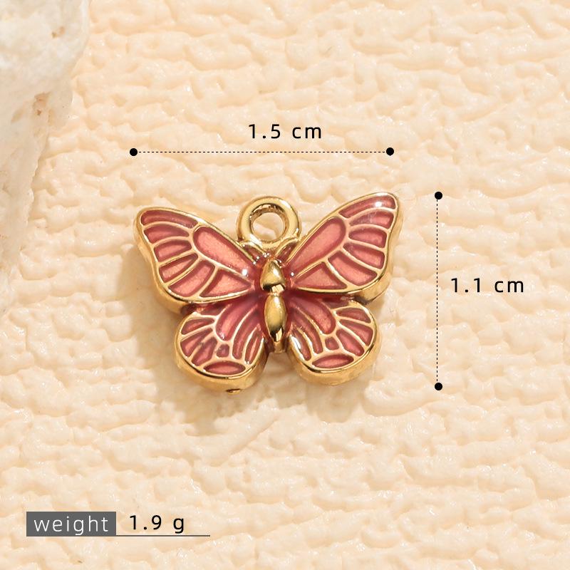 DIY Fruit Charm Bracelet Set: 18K Gold-Plated Zircon Cherry, Strawberry, Banana Earrings, Bracelets, Necklace Accessories.