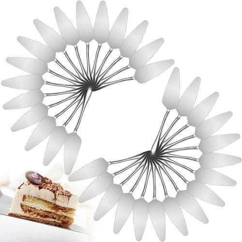 2-Piece Cake Knife and Cake Server Set (18-8 Stainless Steel Triangular with Single-Sided Gear for Easy Cutting), Premium Cheese Spatula, Convenient F