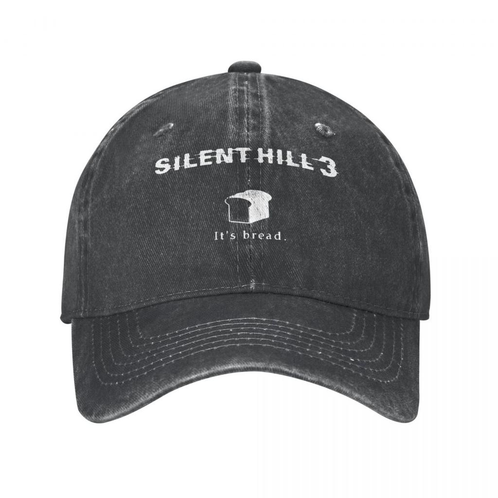 It's Bread Silent Hill 3 Baseball Cap Casual Distressed Washed Cap for Men Women Outdoor Running Golf Caps Hat
