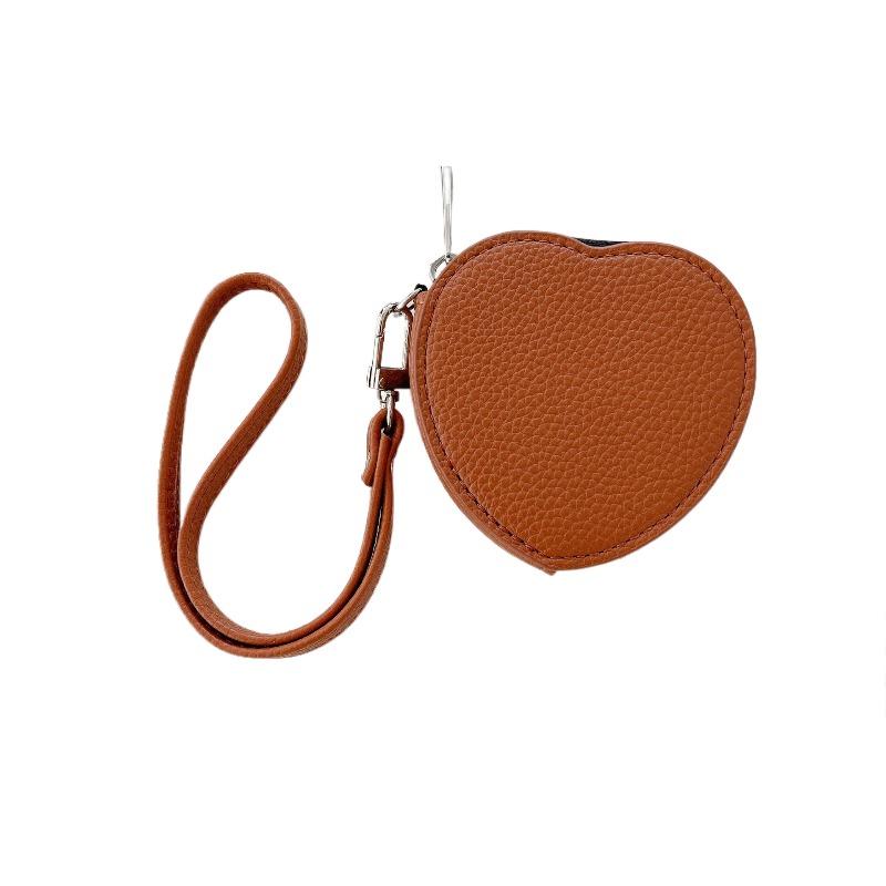 

Korean Style Earphone Protective Case Lychee Pattern Bluetooth Earphone Bag Wallet Girls