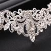 Trendy Bridal Crown Tiara Wedding Hair Accessories Silver Color Crystal Princess Crowns Bridal Headpiece Women Hair Jewelry