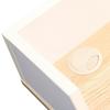 MODERN DESK Brico white loft WITH TWO COMPARTMENTS