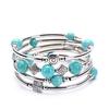 JYL TS Bracelet Women's  Wire Wrapped Design Offers Grace & Flexibility