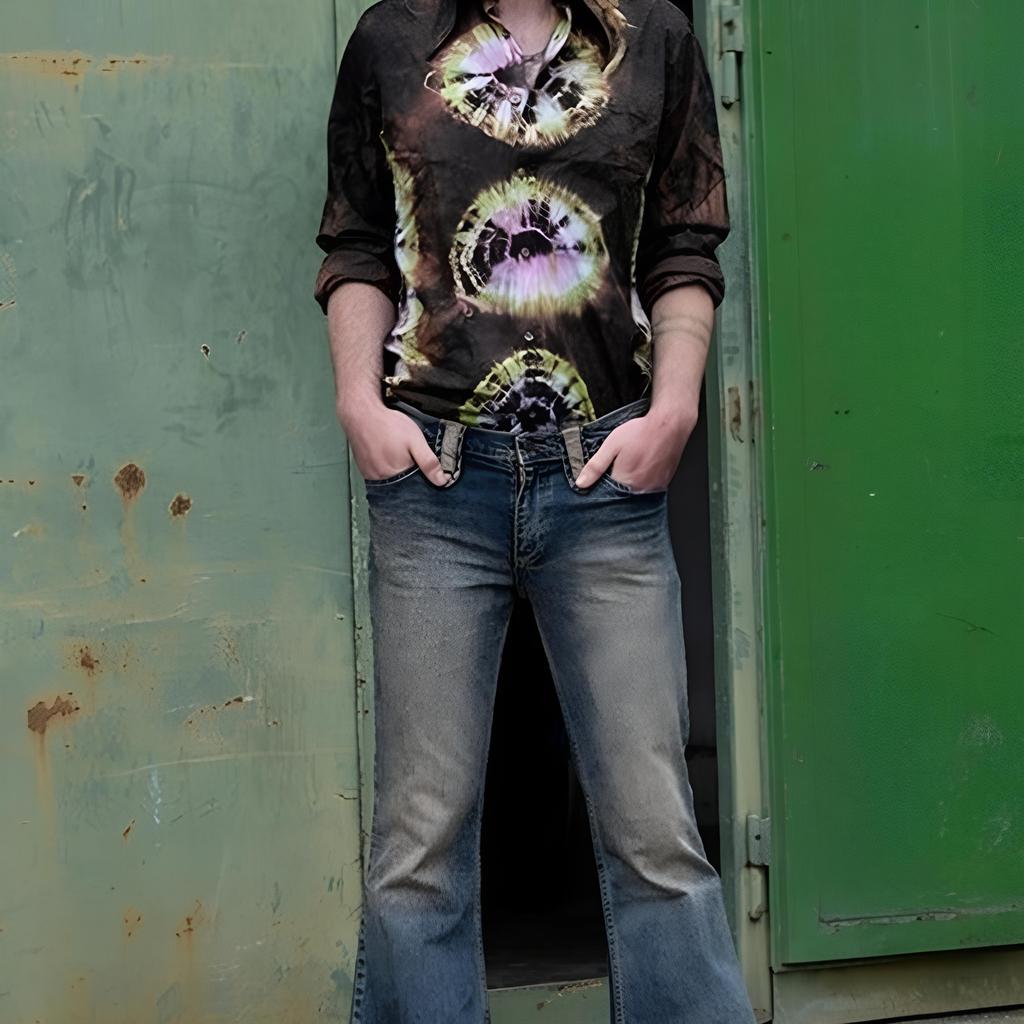 Mote jeans for menn Støvlettskåret ben Lett utsvingede Slim Fit Jeans Designer Klassisk vasket denim Bell Bottom Bukse Plus Size