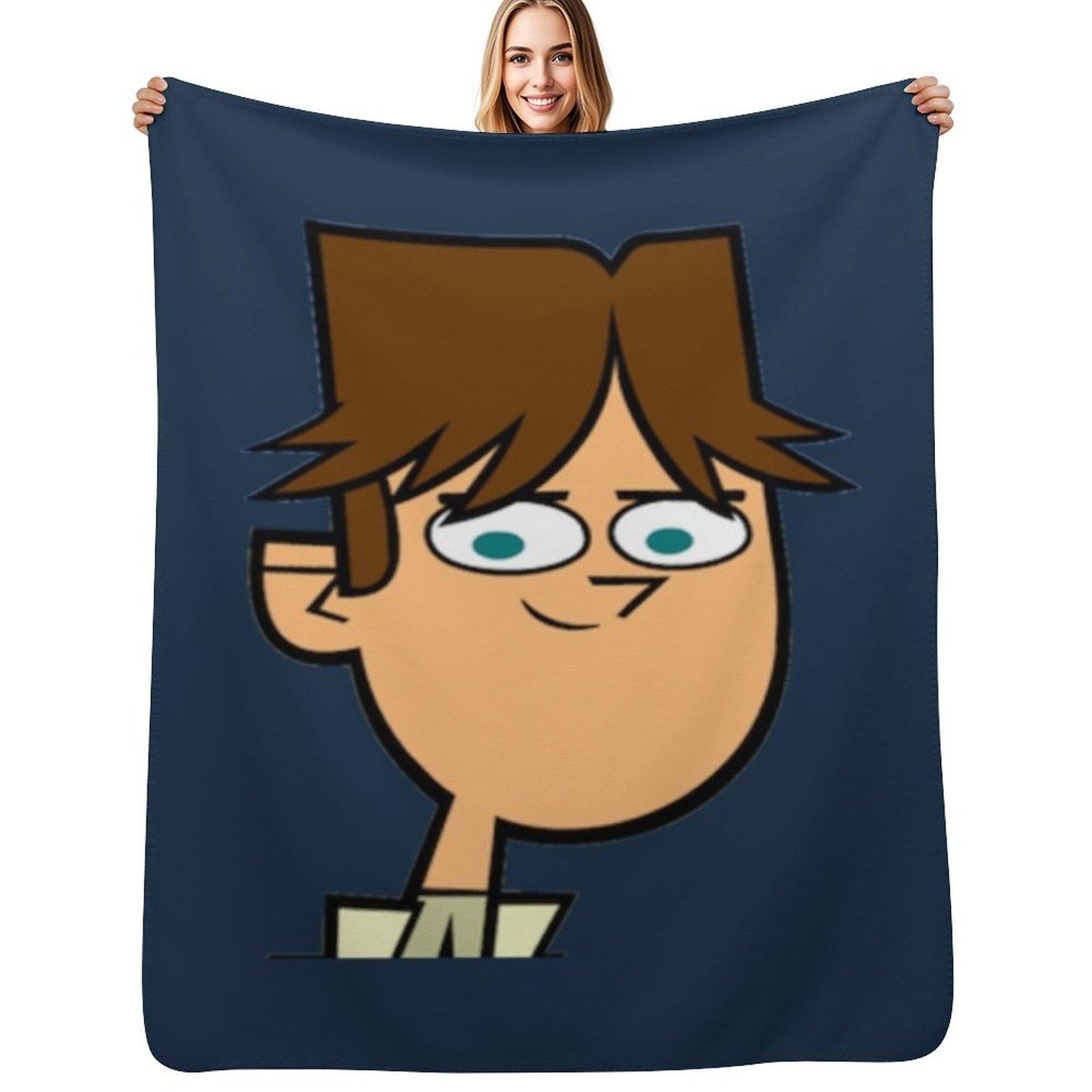 Total Drama Cody Throw Blanket Soft Warm Blanket Gift for Grandparents Size: 75*100cm, Weight: 230 GSM
