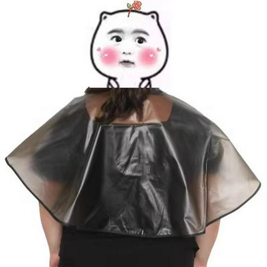 Foldable Detachable Ionic Hairdressing Cape for Dyeing and Cutting