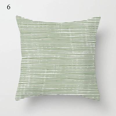 Federa per Cuscino con Raffinato Motivo Floreale Verde Fresco per Decorazione Divano Soggiorno Casa
