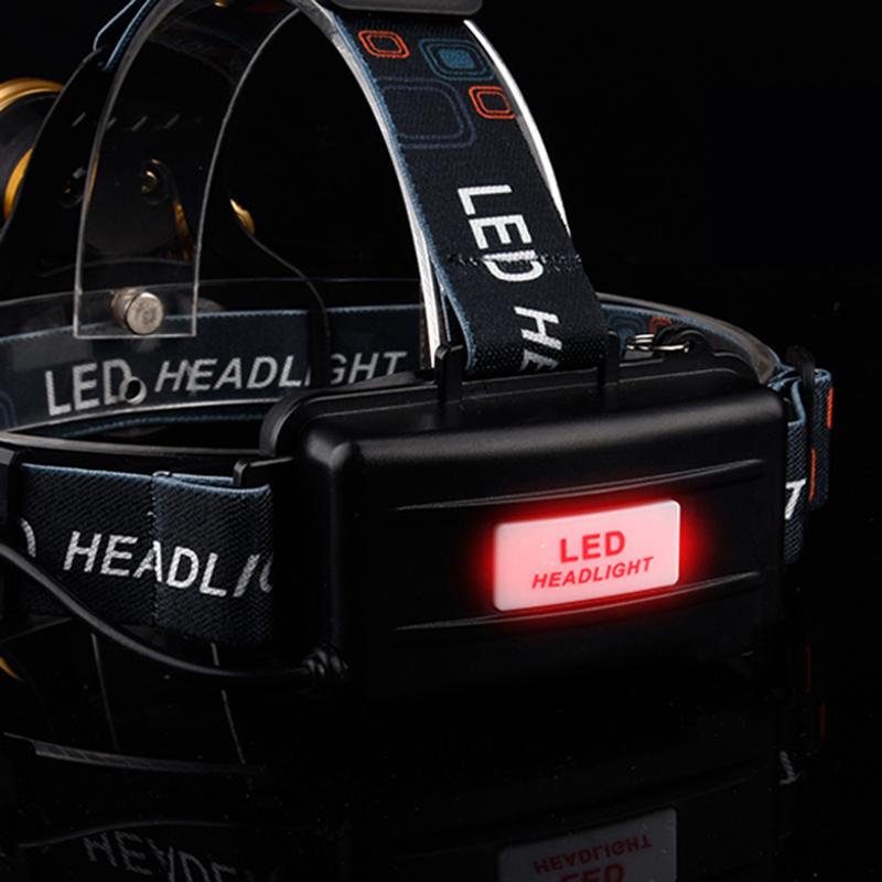 Far cu LED Faruri cu zoom ajustabil 1*T6 &; 2 * Q5 USB reîncărcabilă lampă lampă torță Utilizați baterie 18650