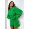 Autumn and Winter New Product Solid Color Thickened Velvet, Hooded Long Sleeve Hoodie, Women's Fashion Casual Shorts Set