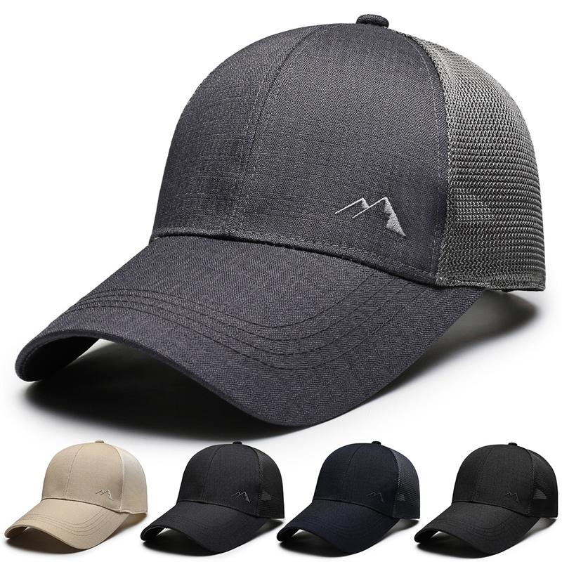 Sommer Herren Atmungsaktive Mesh Baseballkappe Sonnenschutz Outdoor Sport Schnelltrocknende Kappe